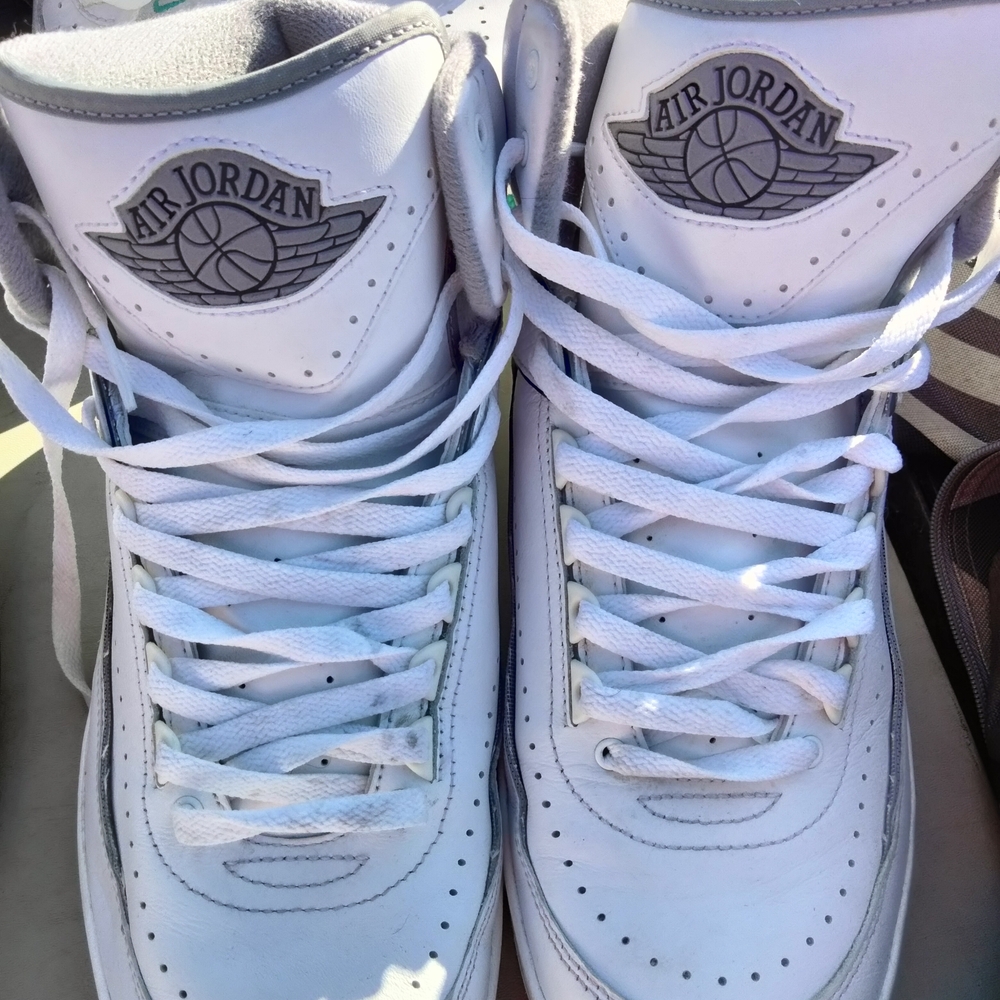 Nike Air Jordan White Gray Athletic Shoes